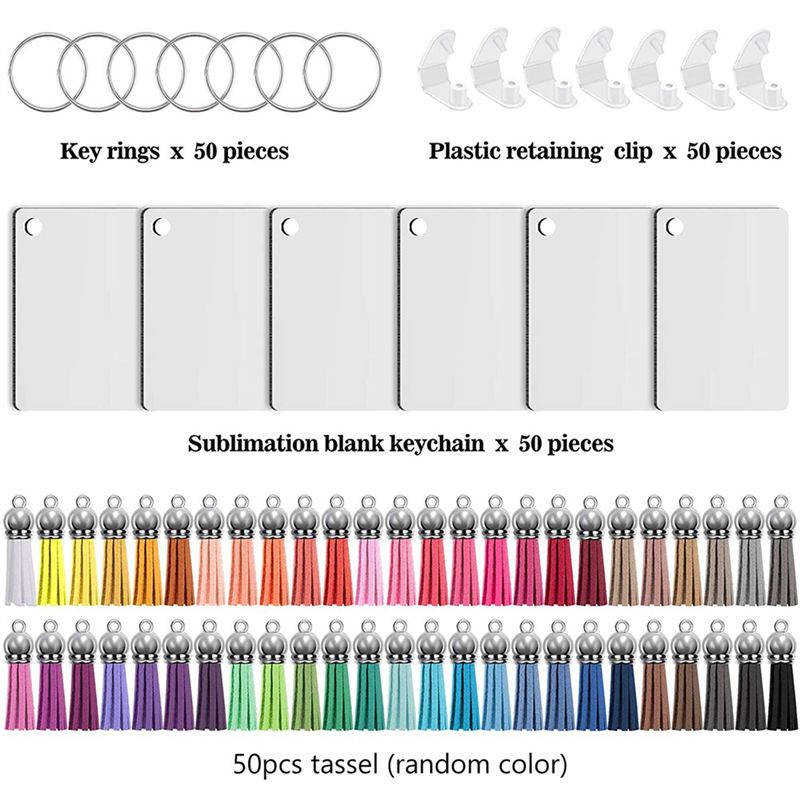 600Pcs Sublimation Keychain Bl - огляд і ціна Wood Ring Blank
