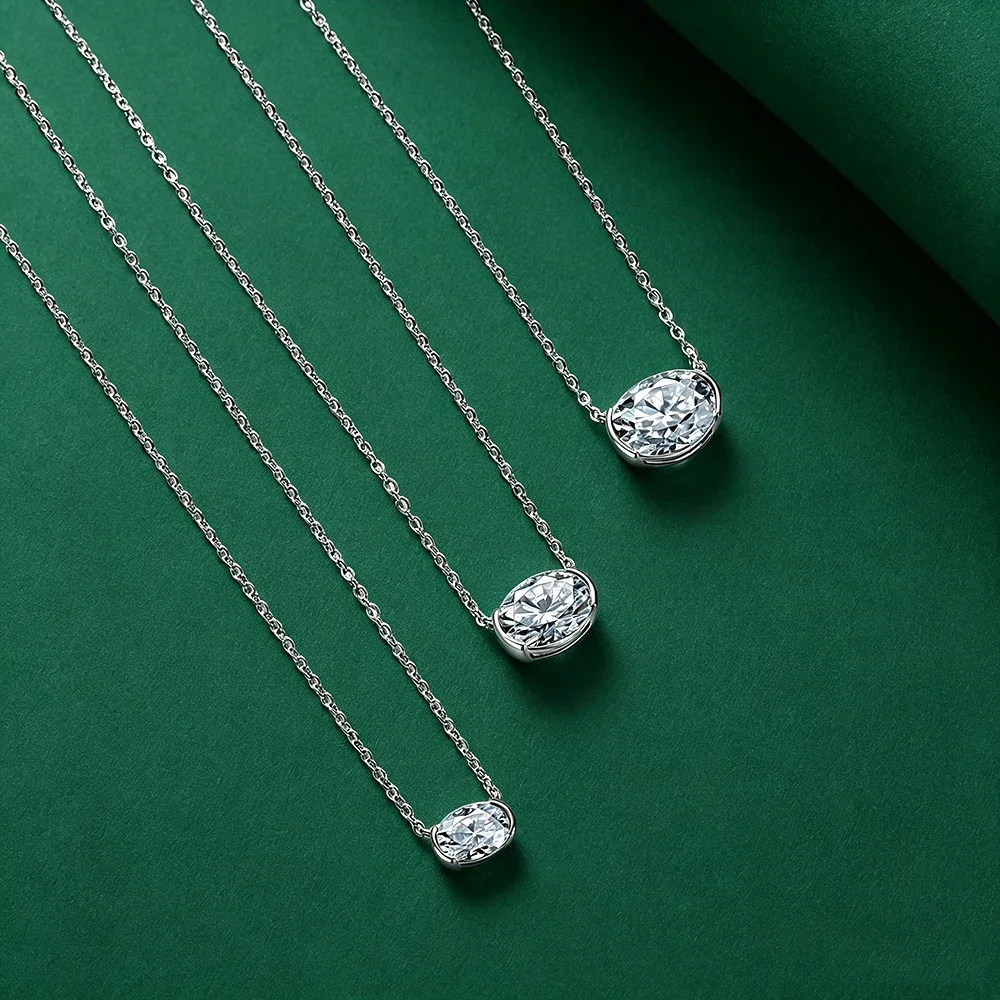 FCGJHW 1-3CT Half Bezel Set Ov - огляд і ціна Bezels Set Pendant