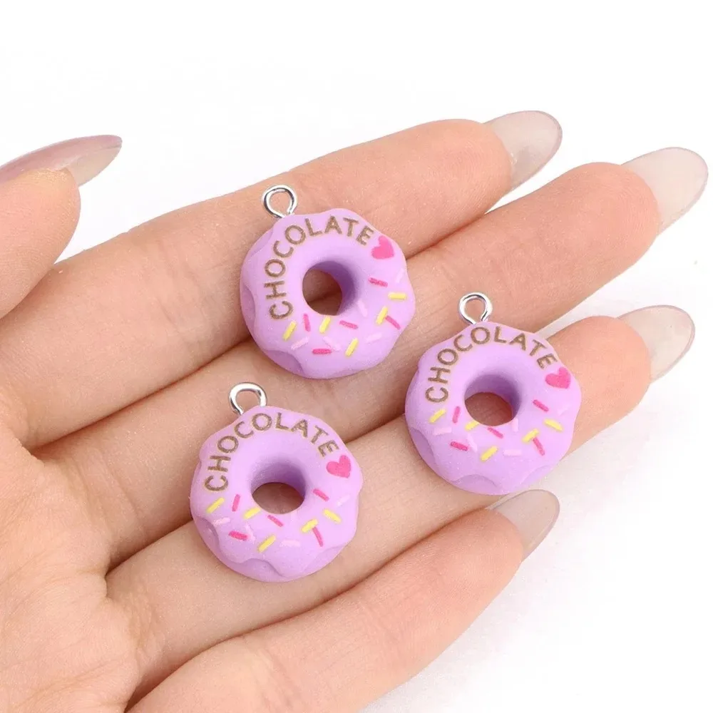 10Pcs Kawaii 3D Bread Donut Re - огляд і ціна Resin Crafts Diy