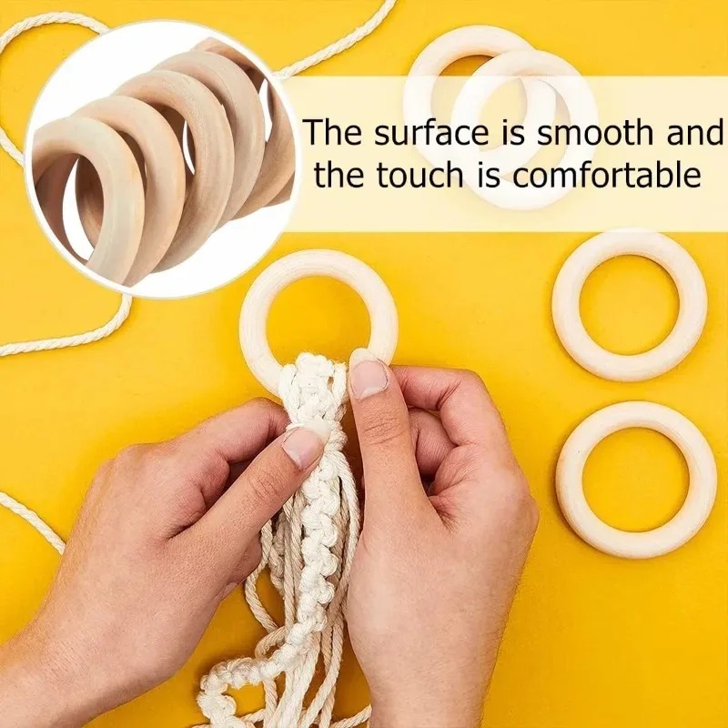 Unfinished Wood Rings Smooth N - огляд і ціна Wood Ring Blank
